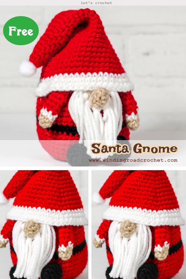 Christmas Crochet Gnomes Amigurumi Free Pattern
