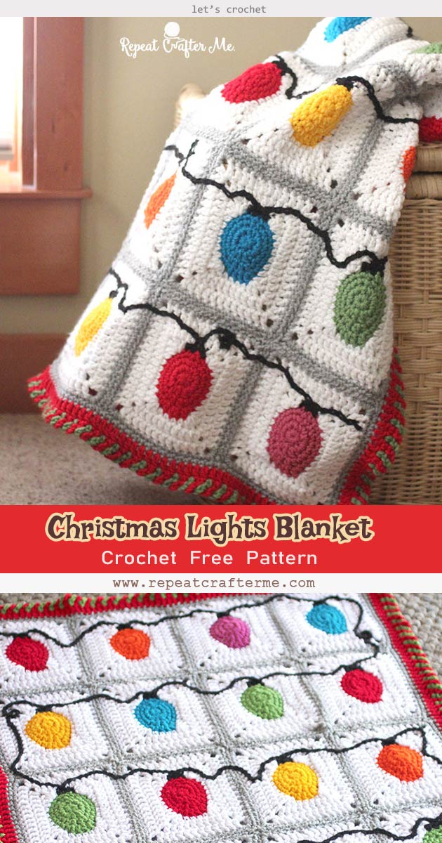 Christmas Blanket Crochet Free Pattern 