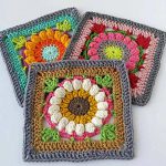 Aster Square Crochet Free Pattern