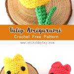 Tulip Amigurumi Crochet Free Pattern