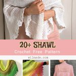 20+Shawl Free Crochet Pattern