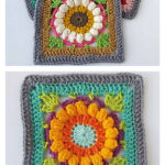 Aster Square Crochet Free Pattern