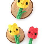Tulip Amigurumi Crochet Free Pattern