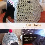 Crochet Cozy Cat House – Free Pattern