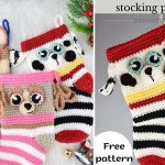 Crochet Christmas stocking- Paw patrol inspired Free Pattern