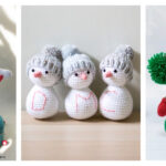 Christmas Snowman Free Crochet Patterns