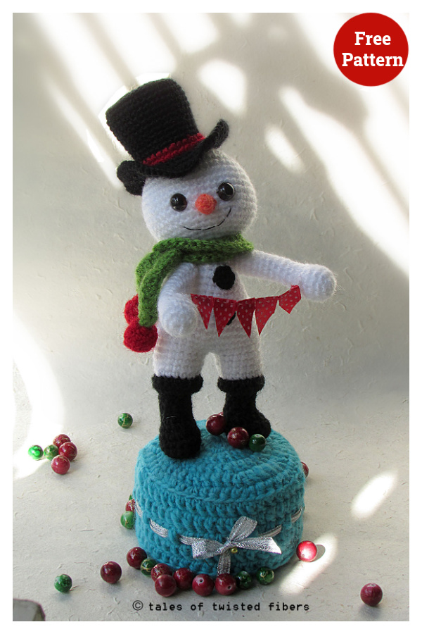 Runaway Snowman Free Crochet Pattern