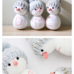 Snowman Friends Free Crochet Pattern
