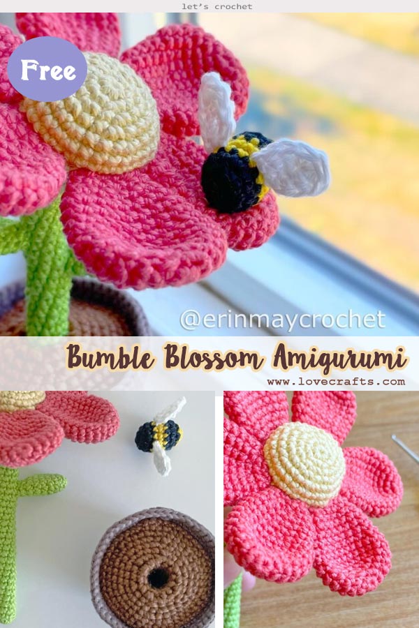 Bumble Blossom Amigurumi Free Crochet Pattern