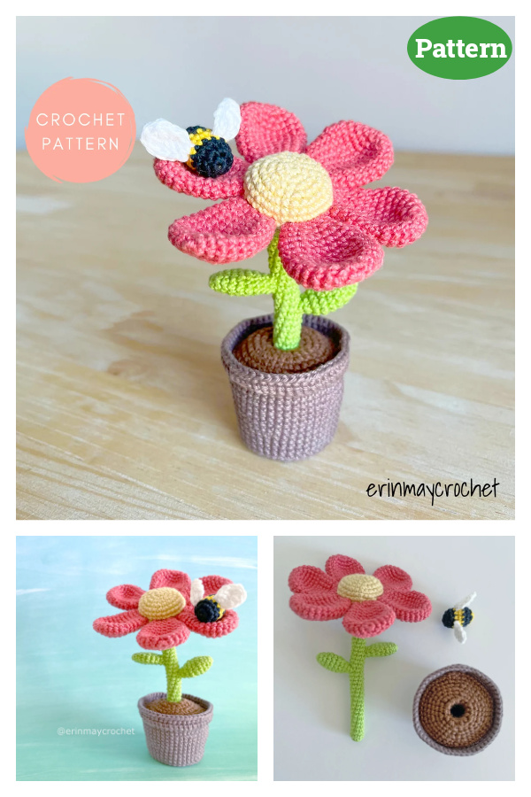 Bumble Blossom Amigurumi Crochet Pattern