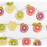 Crochet Citrus Bunting Free Pattern