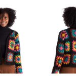 Granny Square Jacket Crochet Free Pattern