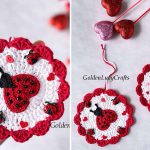 Crochet Valentine’s Day Ornaments Free Pattern