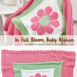 In Full Bloom Baby Afghan – FREE crochet pattern