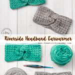 Riverside Headband Earwarmer Free Crochet Pattern