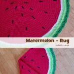 Watermelon Rug Crochet Free Pattern