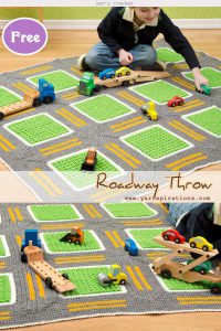 Crochet Roadway Throw Free Pattern