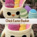 Crochet Chick Easter Basket Free Pattern