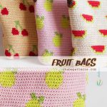 Tapestry Fruit Bag Crochet Free Pattern