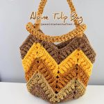 Crochet Alpine tulip bag Free Pattern