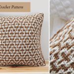 Mosaic Crochet Throw Pillow Free Pattern
