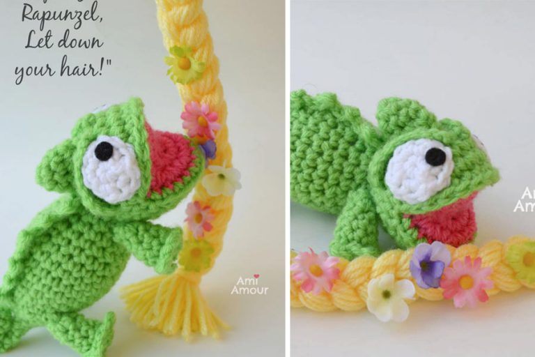 Crochet Chameleon Amigurumi Free Pattern