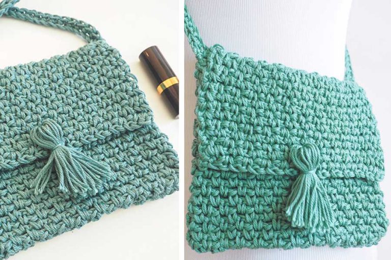 Cute Cross Body Bag Crochet Free Pattern