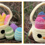 Crochet Chick Easter Basket Free Pattern