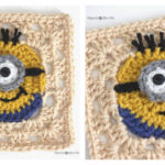 Crochet Minion Granny Squares Free Pattern