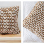 Mosaic Crochet Throw Pillow Free Pattern