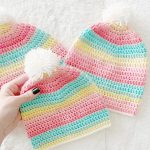Crochet Light Weight Beanie Hat Free Pattern