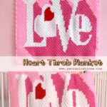 Crochet Heart Throb Blanket Free Pattern