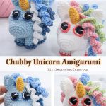 Crochet Chubby Unicorn Amigurumi Free Pattern