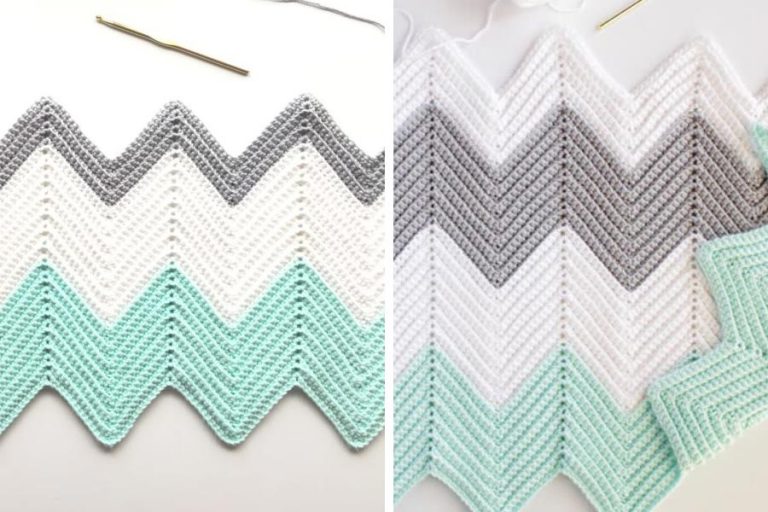 Crochet Chevron Blanket Free Pattern