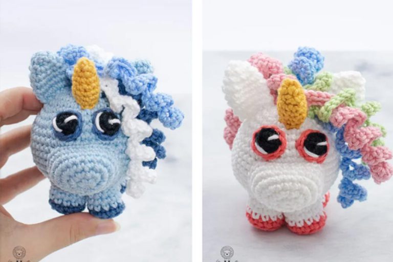 Crochet Chubby Unicorn Amigurumi Free Pattern