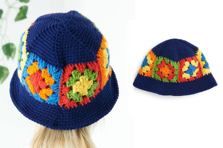Granny Bucket Hat Crochet Free Pattern