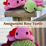 Amigurumi Rosy Turtle Crochet Free Pattern