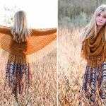 Crochet Sunset Shawl Free Pattern