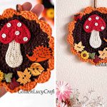 Crochet Fall Ornaments Free Pattern