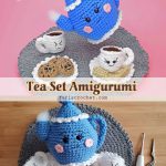 2 Tea Set Amigurumi Crochet Free Pattern