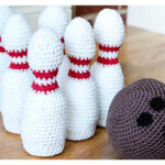 Bowling Pin and Ball Free Crochet Pattern