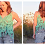 Crochet Boho Tank Top Free Pattern