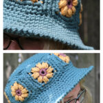 Garden Bucket Hat Free Crochet Pattern and Video Tutorial