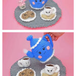 Kawaii Ami Tea Set Free Crochet Pattern