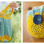 Pocket Market Bag Free Crochet Pattern