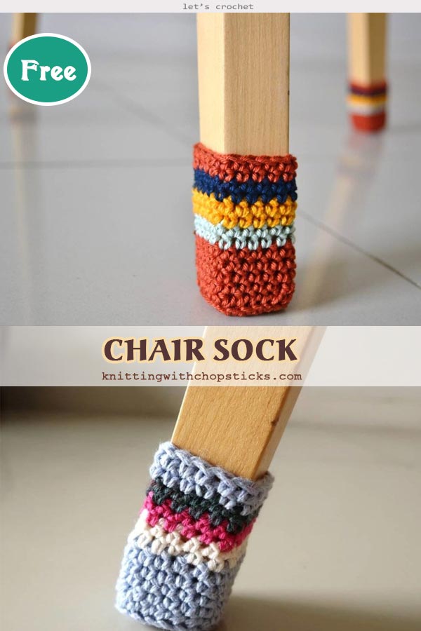 Scratch-free Floors with Cute Crochet Chair Socks - Amelia Makes
