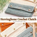 Herringbone Crochet Clutch Free Pattern