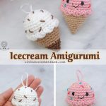 Icecream Amigurumi Crochet Free Pattern
