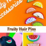 Fruity Hair Pins Crochet Free Pattern