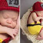Newborn Baby Firefighter Crochet Outfit Free Pattern